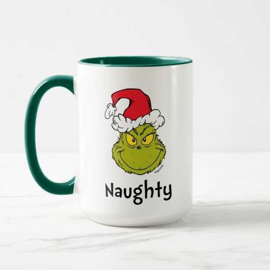 Mug Comment le pouce a volé Noël | Naughty Grinch (Gauche)