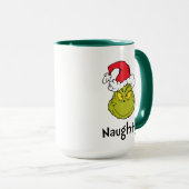 Mug Comment le pouce a volé Noël | Naughty Grinch (Devant droit)
