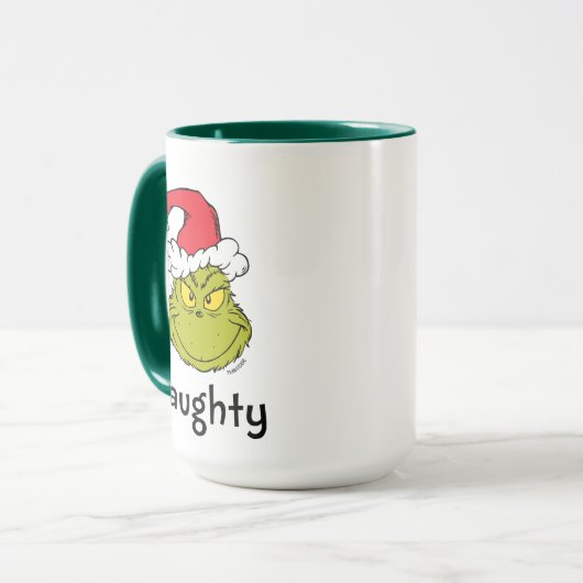 Mug Comment le pouce a volé Noël | Naughty Grinch (Devant gauche)