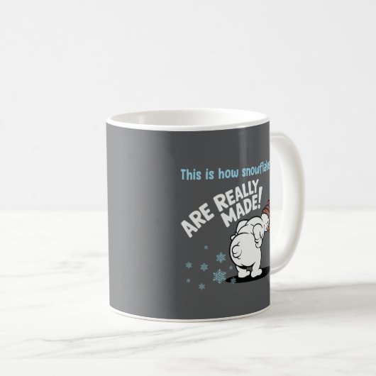 Mug Comment les flocons de neige sont fabriqués (Devant droit)