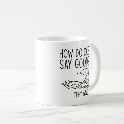 Mug Comment les océans disent adieu (Devant droit)