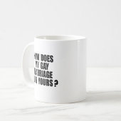 MUG COMMENT MON MARIAGE RUINE LE TIEN ? (Devant gauche)