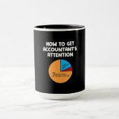 Mug Comment obtenir l'attention du comptable Graphique (Centre)