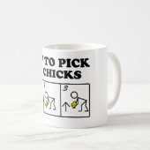 Mug Comment prendre des poussins (Devant droit)