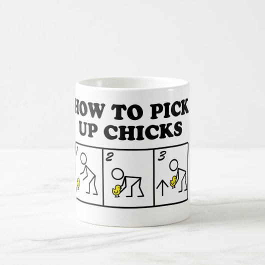 Mug Comment prendre des poussins (Centre)