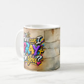 Mug Comment puis-je prier pour vous? (Devant gauche)