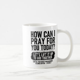 Mug Comment puis-je prier pour vous aujourd'hui Bibliq
