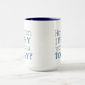 Mug Comment puis-je prier pour vous aujourd'hui | Chri (Centre)
