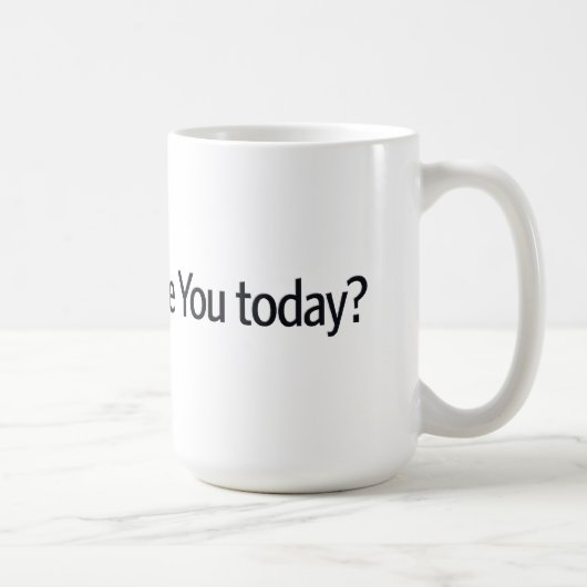 Mug Comment puis-je vous ignorer aujourd'hui ? (Droite)