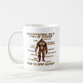 Mug COMMENT REPÉRER BIGFOOT - guide de champ de (Gauche)