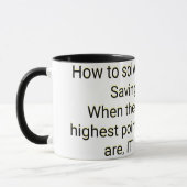 Mug Comment résoudre l'arnaque "Heure d'été" (Gauche)