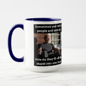 MUG COMMENT S'INCORPORENT-ILS À TOUT CELA DANS UNE TÊT (Gauche)