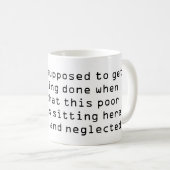 Mug Comment suis-je supposé faire faire un codage quel (Devant droit)