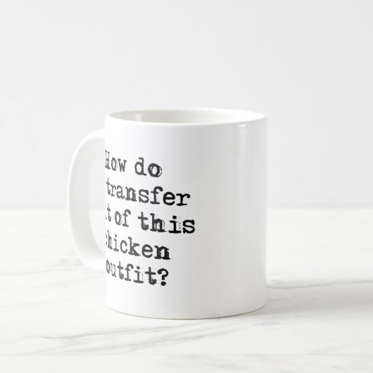 Mug Comment transférer (Devant gauche)