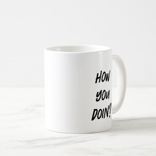 Mug Comment tu fais ? (Devant droit)