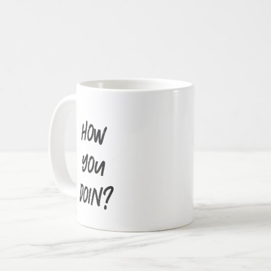Mug Comment tu fais ? (Devant gauche)