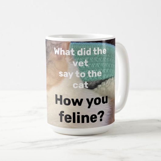 Mug Comment tu félines ? (Devant droit)