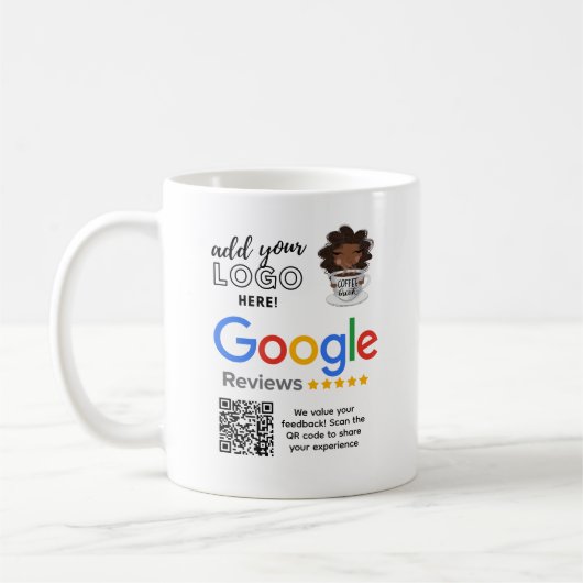 MUG COMMENTAIRES DE GOOGLE POUR BAR CAFE RESTAURANT CA (Gauche)