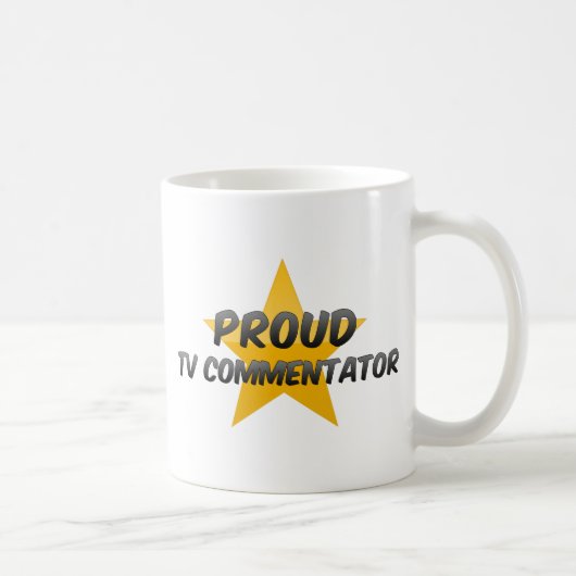 Mug Commentateur fier de TV (Droite)