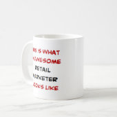 Mug commerçant de détail, génial (Devant gauche)