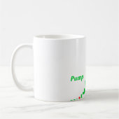 Mug Commerce de jour : Motif de stock de pompe et de (Gauche)