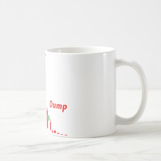 Mug Commerce de jour : Motif de stock de pompe et de (Droite)