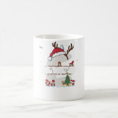 Mug Commins Chemise de Noël w Commins Nom pour drôle X (Centre)