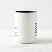 Mug Commis de courrier amusant Cadeaux de définition p (Centre)