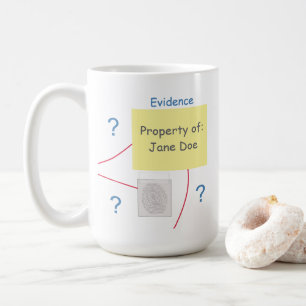 Mug Commission des preuves de la lutte contre le crime