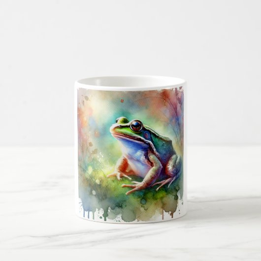Mug Common frog 131024AREF112 - Watercolor (Centre)