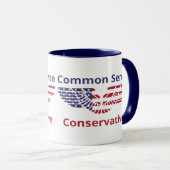 Mug Common Sense Conservateur (Devant droit)