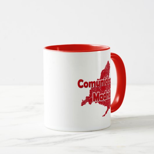 Mug Communauté de Madrid (Devant droit)