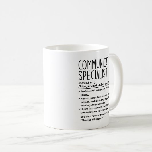 Mug Communication specialist (Devant droit)