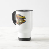 Mug Commuter Voyage Graphique Course de Porteurs (Devant gauche)