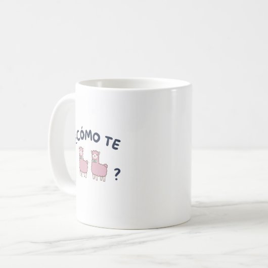 Mug Cómo te llamas (Devant gauche)