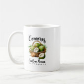 Mug Comores Cocotier Océan Indien Île Tropicale Gps V (Gauche)