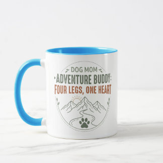 Mug Compagne d'aventure Maman Chien Quatre Pattes Un C