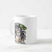 Mug Compagnon effrayant Bouledogue français Halloween (Devant gauche)