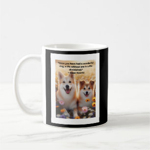 Mug "Compagnons chéris - Corgi et Citation"