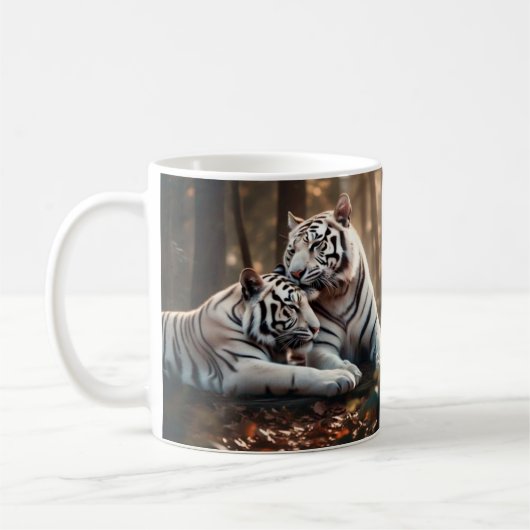 Mug Compagnons du tigre blanc serein (Gauche)