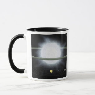 Mug Comparaison de la taille d'une étoile hypergiant