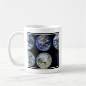 Mug Comparaison D'Image De Vues Iconiques De La Planèt (Gauche)