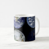 Mug Comparaison D'Image De Vues Iconiques De La Planèt (Devant droit)