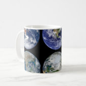 Mug Comparaison D'Image De Vues Iconiques De La Planèt (Devant gauche)