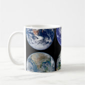 Mug Comparaison D'Image De Vues Iconiques De La Planèt (Gauche)