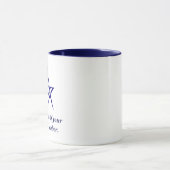 Mug Compas Maçonnique Franc-Maçon Bleu (Centre)