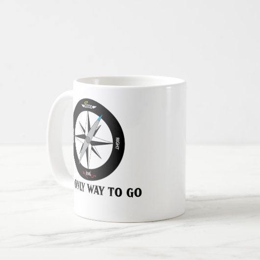 Mug Compas moral (Devant gauche)