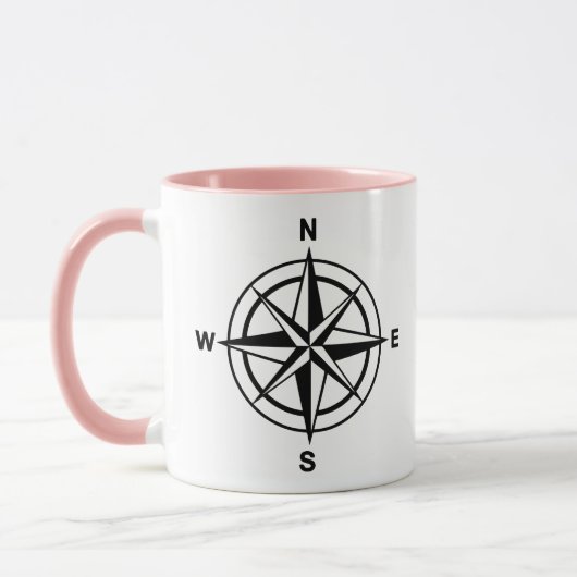 Mug Compas nautique (Gauche)