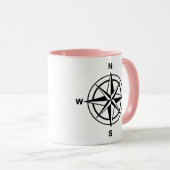 Mug Compas nautique (Devant droit)