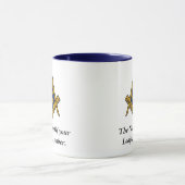 Mug Compass maçonnique noir et blanc (Centre)